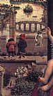 Jan Van Eyck Canvas Paintings - The Virgin of Chancellor Rolin [detail 1]